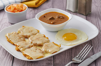 desayuno con tostones